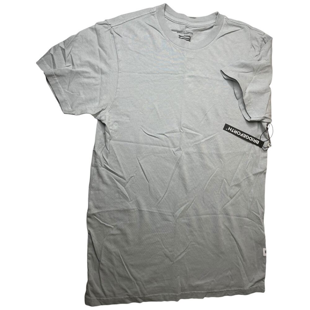 Bridgeforth grey short sleeve tee shirt 100% cotton Medium NWT